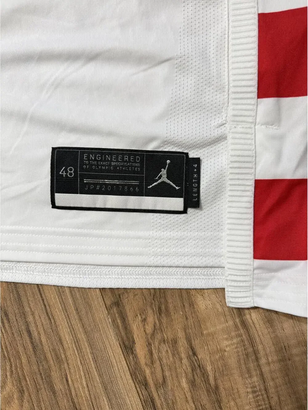 Jordan Croatia Team Issued Olympic Sample Basketball Jersey 48+4 **Made in USA**